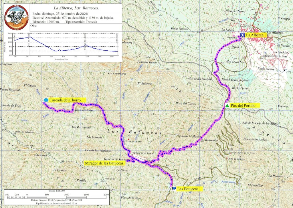 Ruta La Alberca - Las Batuecas.